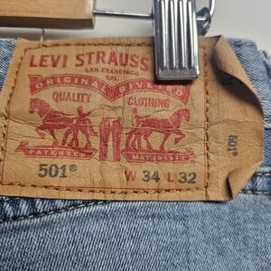 Levi's 501 Jeans Mens 34x32